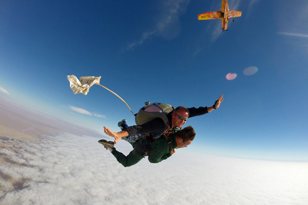 skydiving